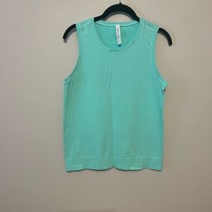 Athleta In Motion Seamless Tank Petite Small Gulf Green. Worn twice!